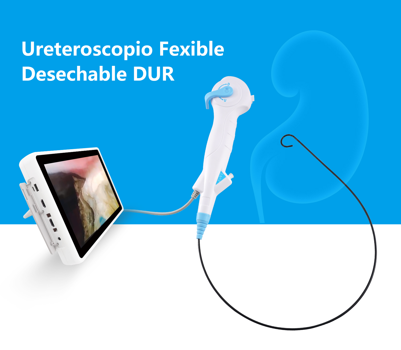 Ureteroscopio Flexible Desechable DCY
