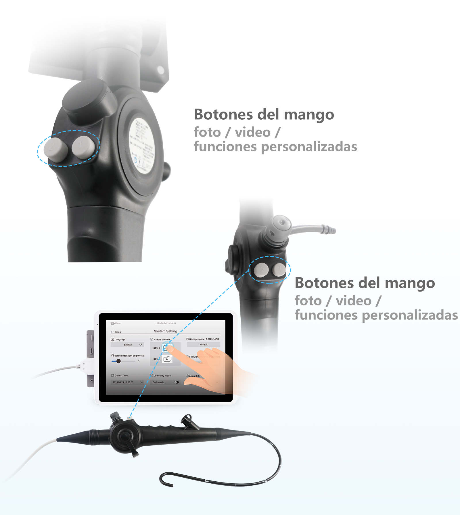 Videonasofaringoscopio Flexible M3E